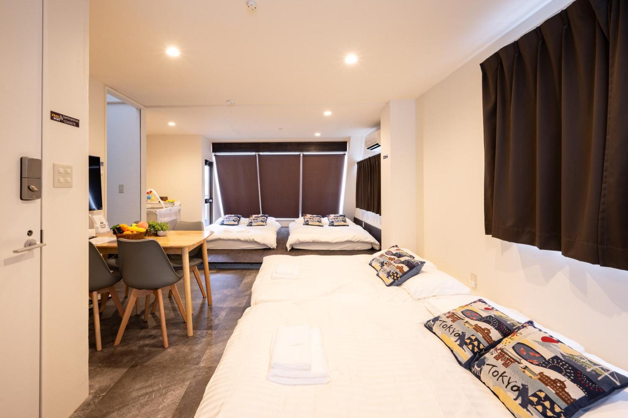 Thunder Hotel -雷門サンダーホテル- 浅草駅から徒歩5分 ベビー用品付き ファミリーも歓迎 大人8名もok!! Tóquio Exterior foto